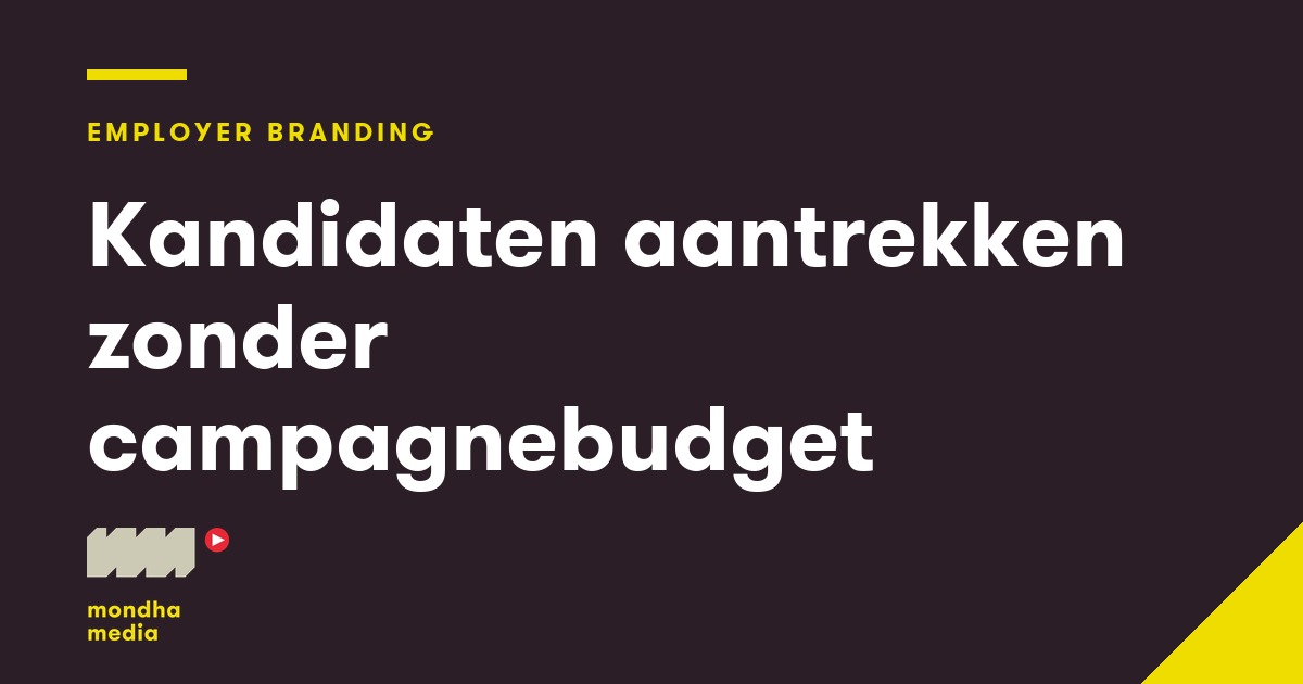 Kandidaten aantrekken zonder campagnebudget Kandidaten aantrekken zonder campagnebudget