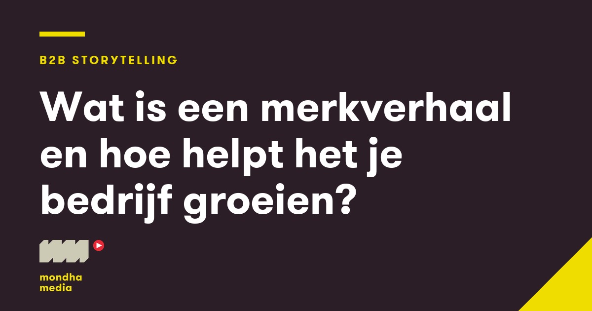 Wat is een merkverhaal en hoe helpt het je bedrijf groeien? Wat is een merkverhaal en hoe helpt het je bedrijf groeien?