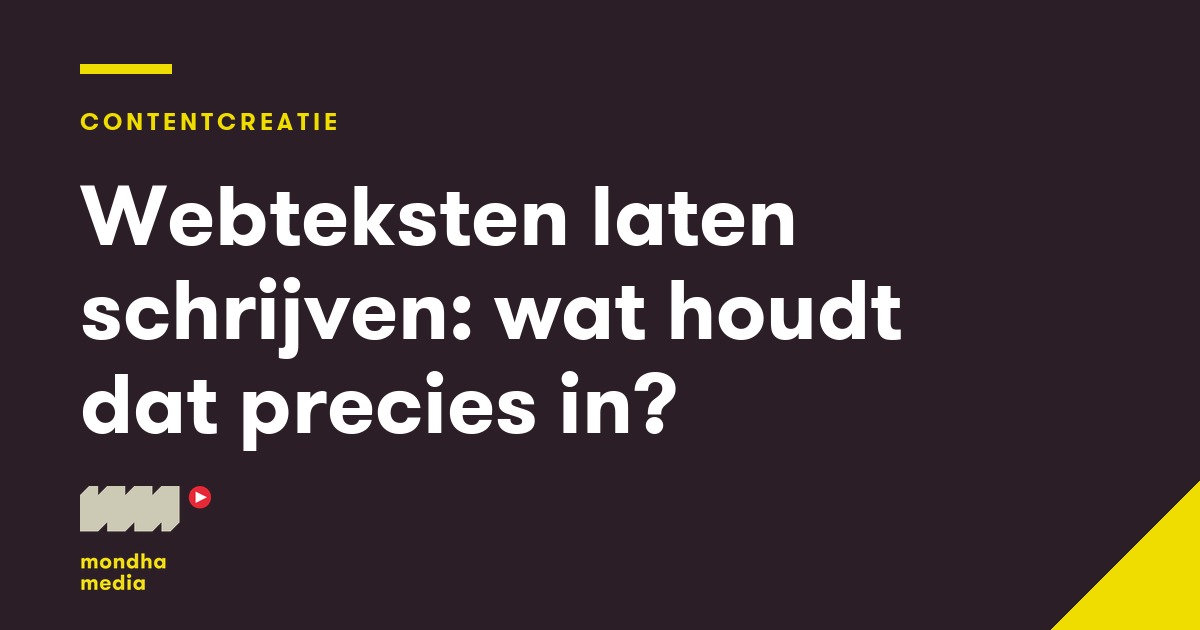 Webteksten laten schrijven: wat houdt dat precies in? Webteksten laten schrijven: wat houdt dat precies in?
